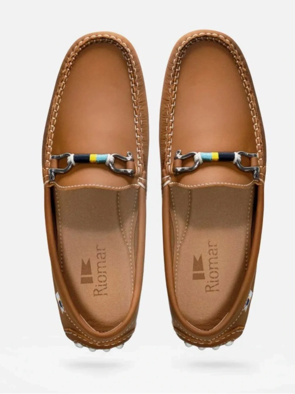 Riomar tan Boat Shoes - Tan Deck Driver Shoes Sz 10 EUR 43